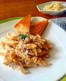 Penne rigate en salsa carbonara 🍝