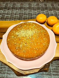 عکسی از دستور 💫کیک نارنگی زعفرونی قابلمه ای💫