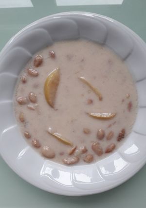 Habart bableves birsalma szeletekkel recept fotója