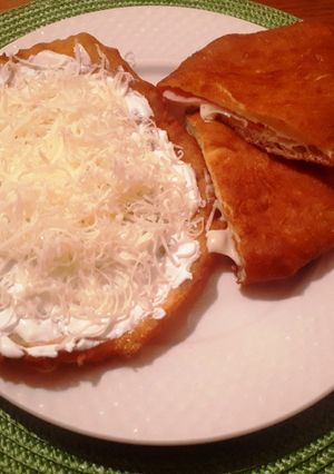 Lángos recept fotója