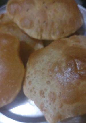 A picture of Masala Puri.