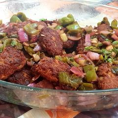 A picture of Nauratan reshmi kabab.
