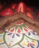 Torta vegana de chocolate con frutillas (🌱)