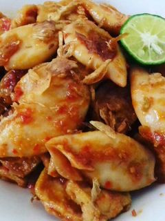 Foto resep Cumi Tahu Balado