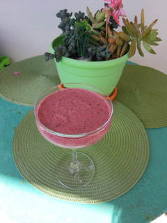 Φωτογραφία της συνταγής Smoothie με γάλα καρύδας και μιξ κόκκινων φρούτων