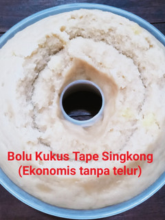 Foto resep Bolu Kukus Tape Singkong (Ekonomis tanpa telur)