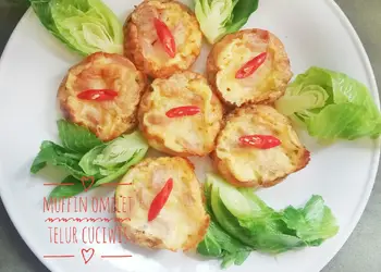 Gampangnya Bikin Muffin Omelet Telur Cuciwis Mantul Banget