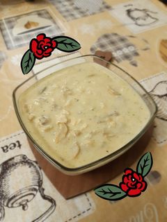 صورة لوصفة شوربة الفطر والدجاج