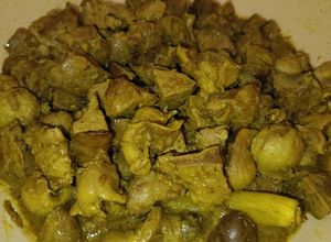Foto resep Jeroan Ayam bumbu bebek simple
