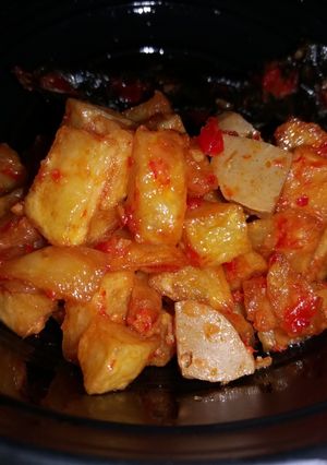 Foto resep Simply sambel goreng kentang