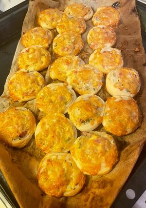 Mindenbele csigák levelestésztából recept fotója
