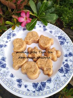 Foto resep Puding Jelly Thai Tea
