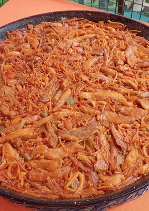 Foto principal de Fideuá de secreto ibérico y calamar
