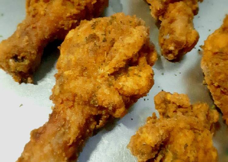 Resep Baked Fried Chicken ala KFC, Enak Banget