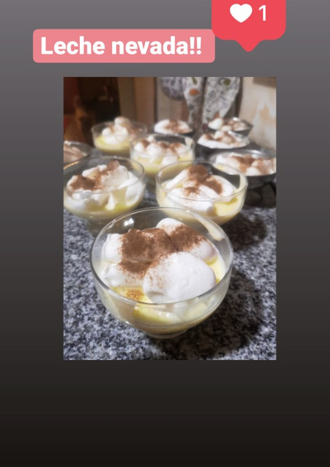 Una foto de Leche nevada!!