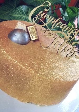 Una foto de Glitter cake tres leches