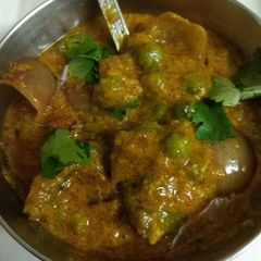 A picture of Matar masala.