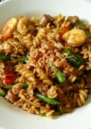 Foto resep Tumis makaroni sosis