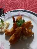 Camarones tempura