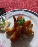 Camarones tempura