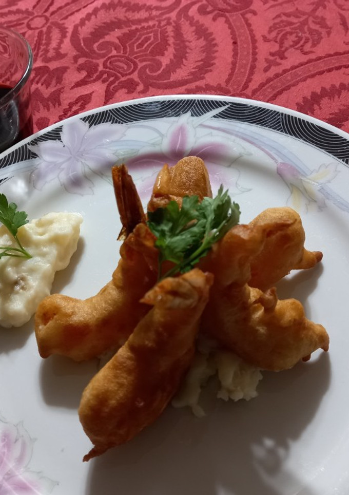 Una foto de Camarones tempura