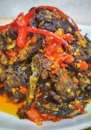 Foto resep Paru bumbu balado