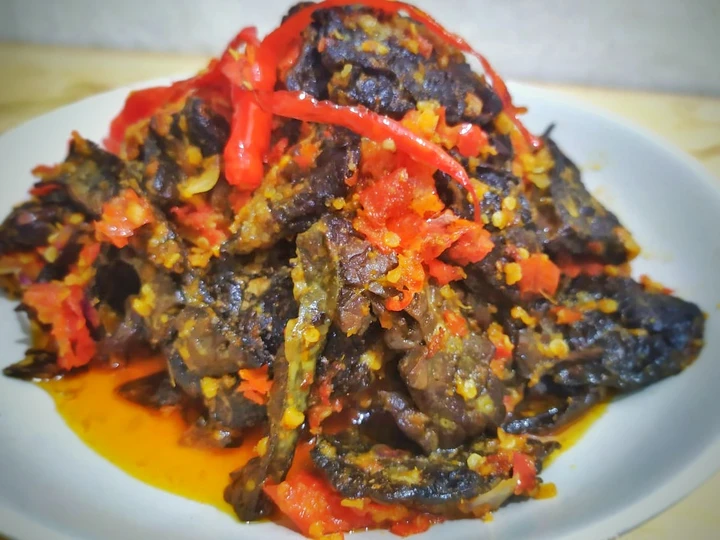 Cara Mudah Membuat Resep Paru bumbu balado yang Lezat