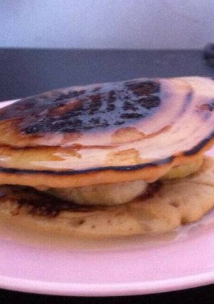 Foto resep Pancake pisang susu