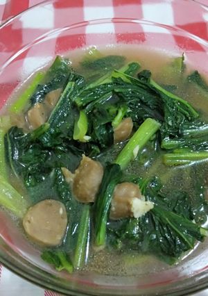 Foto resep Tumis sawi caisim + bakso