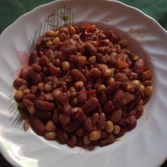 A picture of Fried githeri.