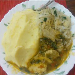A picture of Mashed Potatoes #localfoodcontest_mombasa.