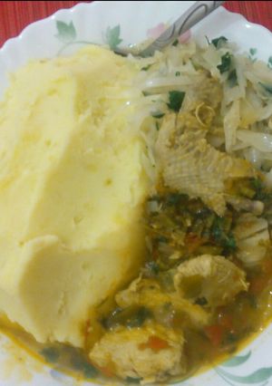 A picture of Mashed Potatoes #localfoodcontest_mombasa.