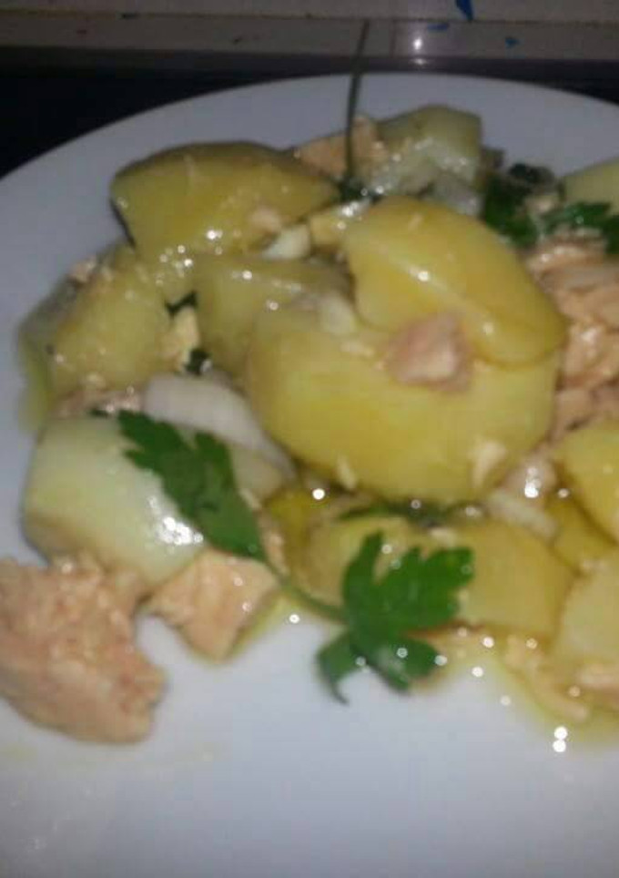 Una foto de Papas aliñadas