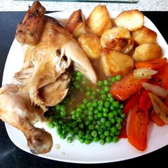 A picture of My Garlic + Lemon Herb Chicken.