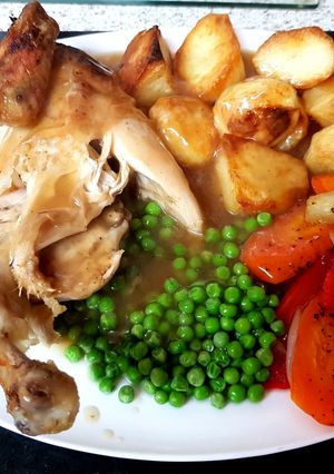 A picture of My Garlic + Lemon Herb Chicken.