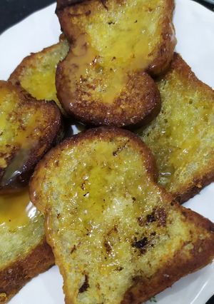 صورة لوصفة خبز بالبيض والحليب pain perdu 🍯