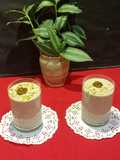 Chikoo and Nuts Milkshake