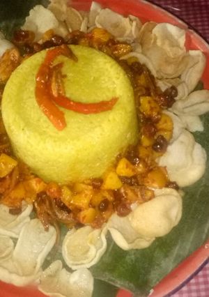 Foto resep Nasi Kuning Benteng Takeshi
