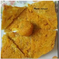 A picture of Laddoo paratha.