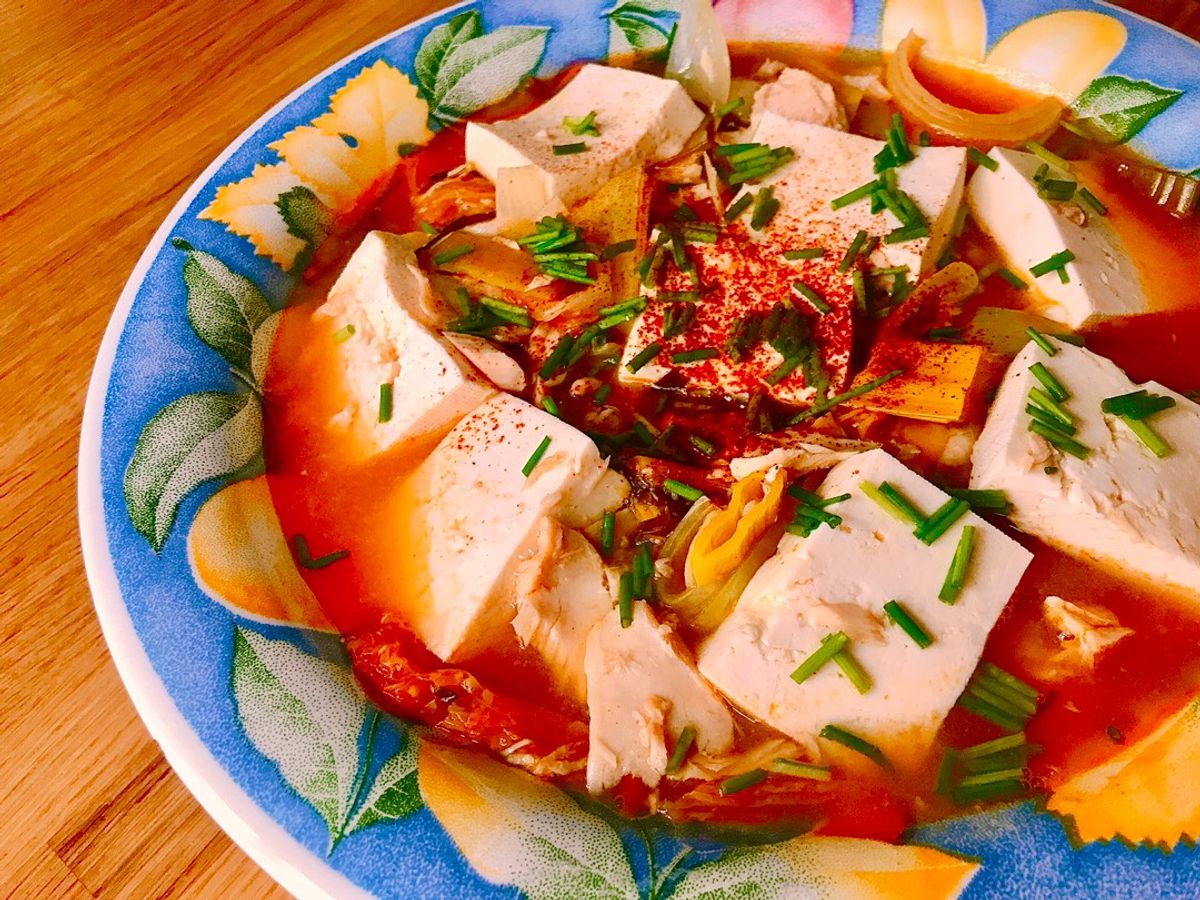 Canh Kim Chi Cá Ngừ (Chamchi Kimchi Jjigae)