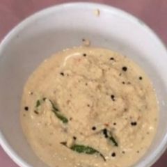 Coconut chutney A picture of Coconut chutney.