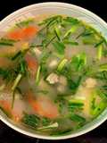 Canh ngao nấu sấu