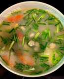 Canh ngao nấu sấu