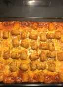 Sloppy Joe Tater Tot Casserole