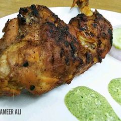 A picture of Steamed Chicken tikka.