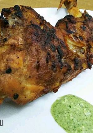A picture of Steamed Chicken tikka.