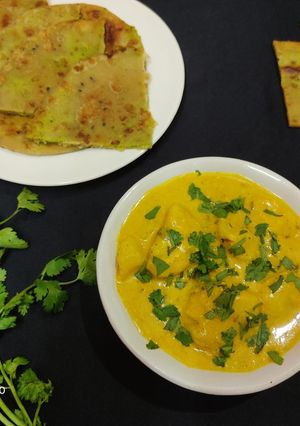 রাজস্থানী দই আলু(rajasthani doi aloo recipe in Bengali) রেসিপির প্রধান ছবি