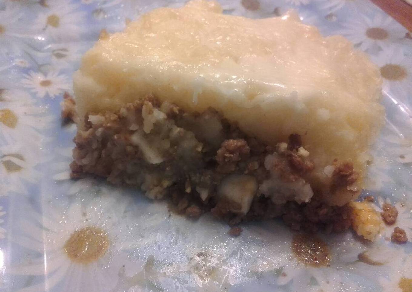 Pastel de papas con carne picada