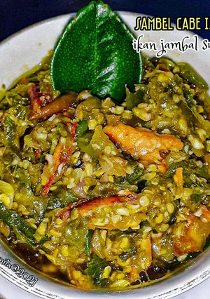 Foto resep Sambel Cabe Ijo Ikan Jambal Suwir