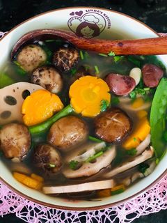 Hình của món Canh củ sen chay (ngày 4).